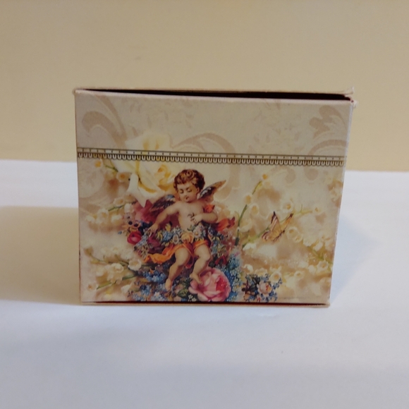 Coty Leffleur Crystal Candle Holder With A Fragrance Candle - Picture 6 of 12